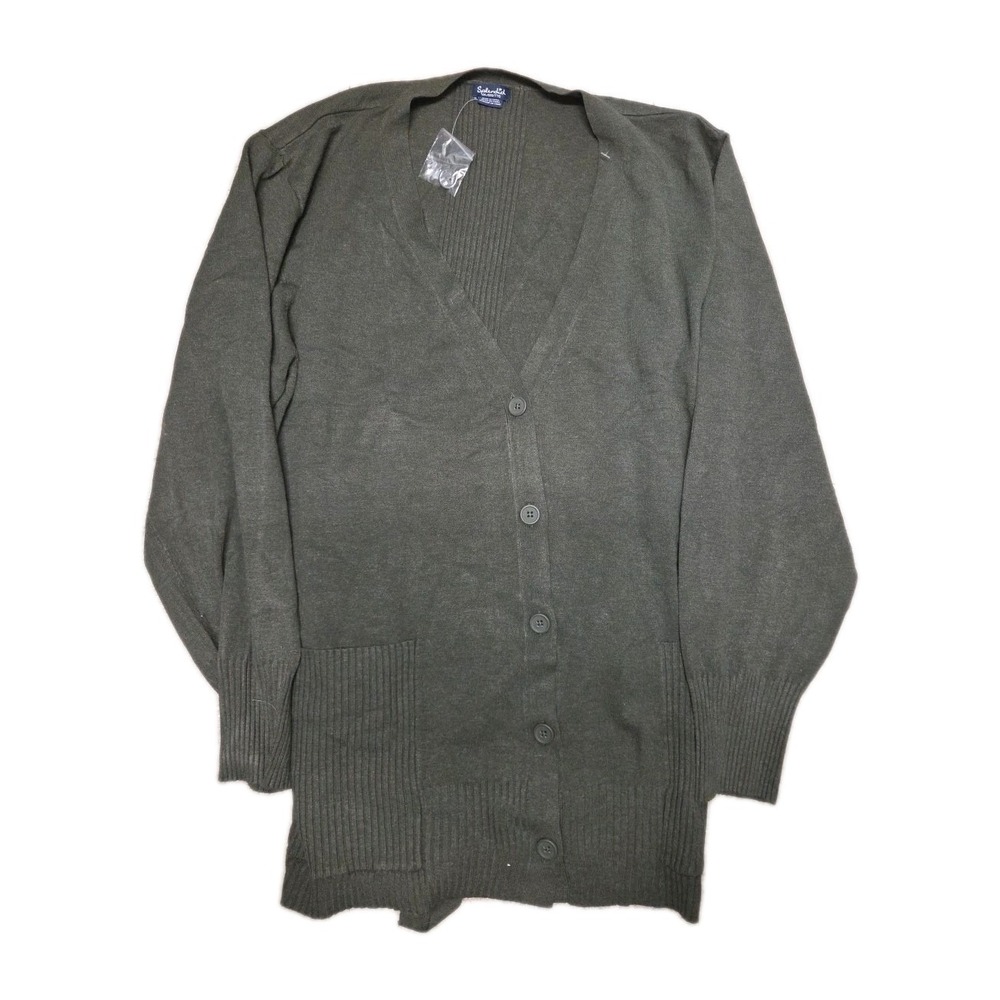 Splendid Women's Cardigan Button Up‎ Green XXL